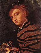 Lorenzo Lotto Young Man with Book oil